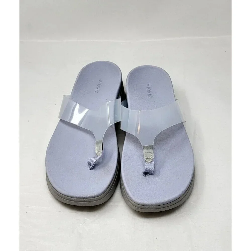 Vionic Luminous Women's blue haze Trans Sandals 11M